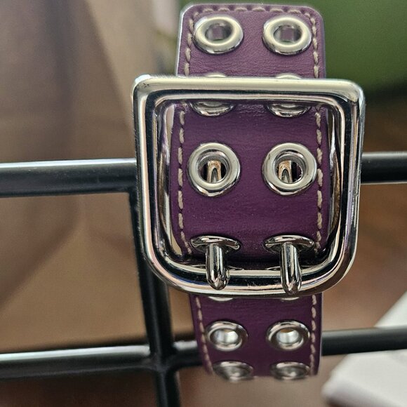 Coach 96569 Grommet Buckle Bracelet White Purple - Picture 6 of 6